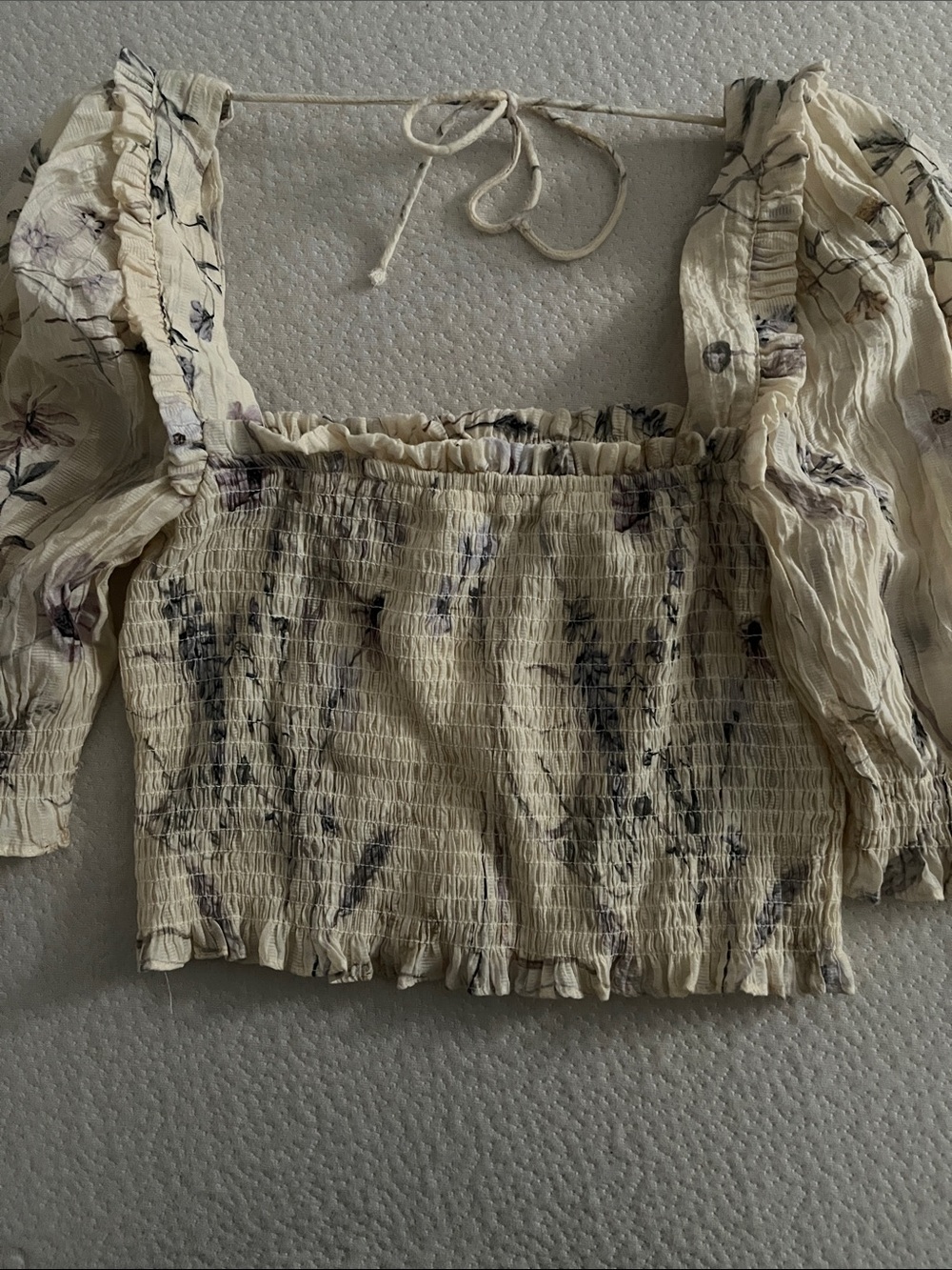 H&M Floral Cropped Top - Picture 3 of 4